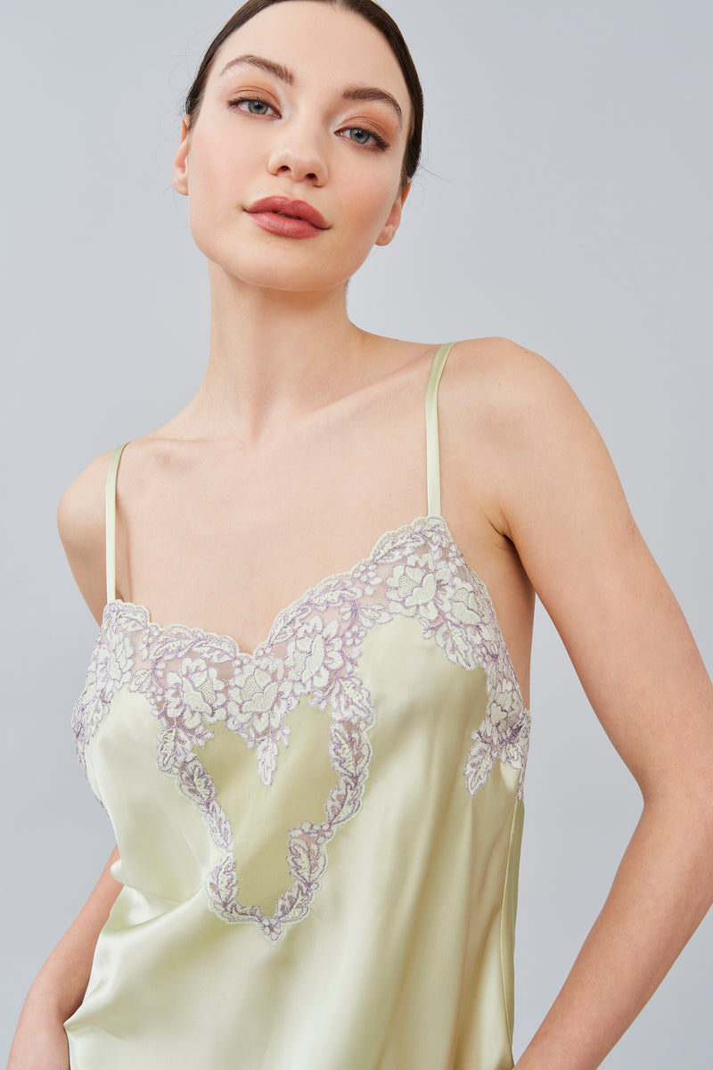 B2B - Silk Georgette Long Nightgown - Dress - italian lingerie