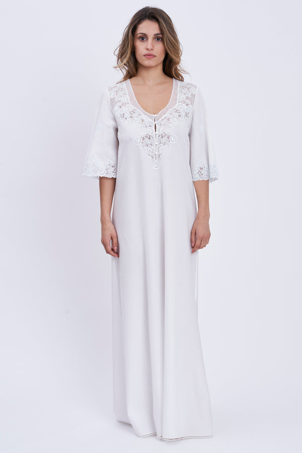 Cotton Nightgown - Dress - italian lingerie