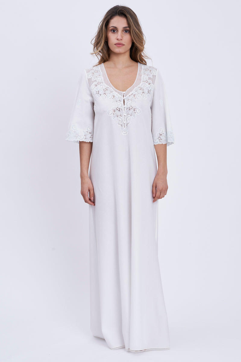 Cotton Nightgown - Dress - italian lingerie