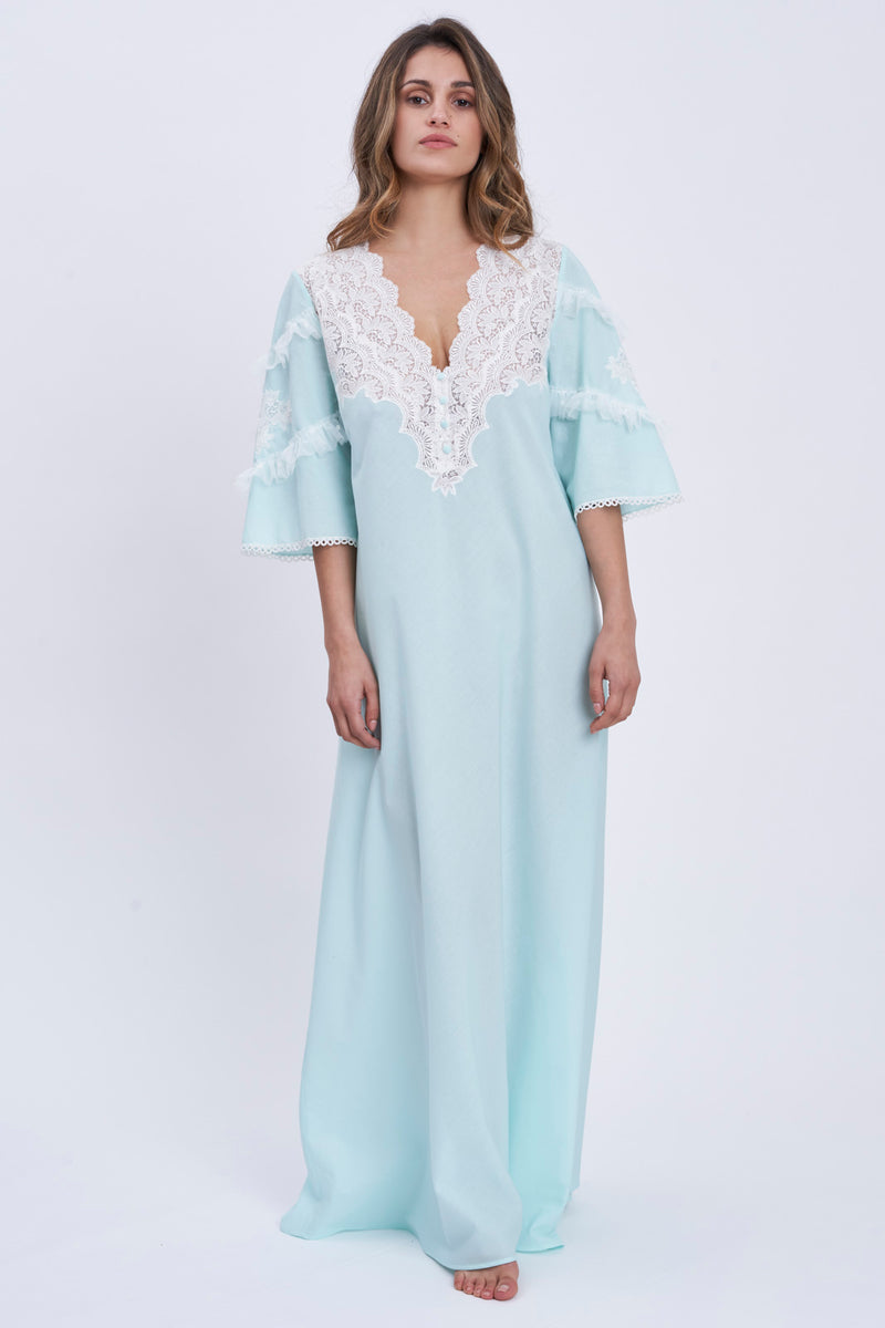 Cotton Nightgown - Dress - italian lingerie