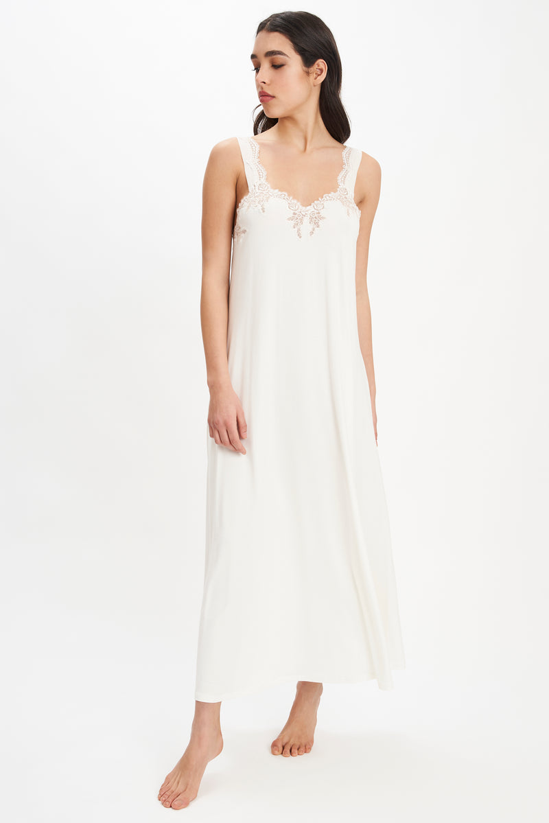 B2B - Viscose Jersey Long Nightgown - Dress - italian lingerie