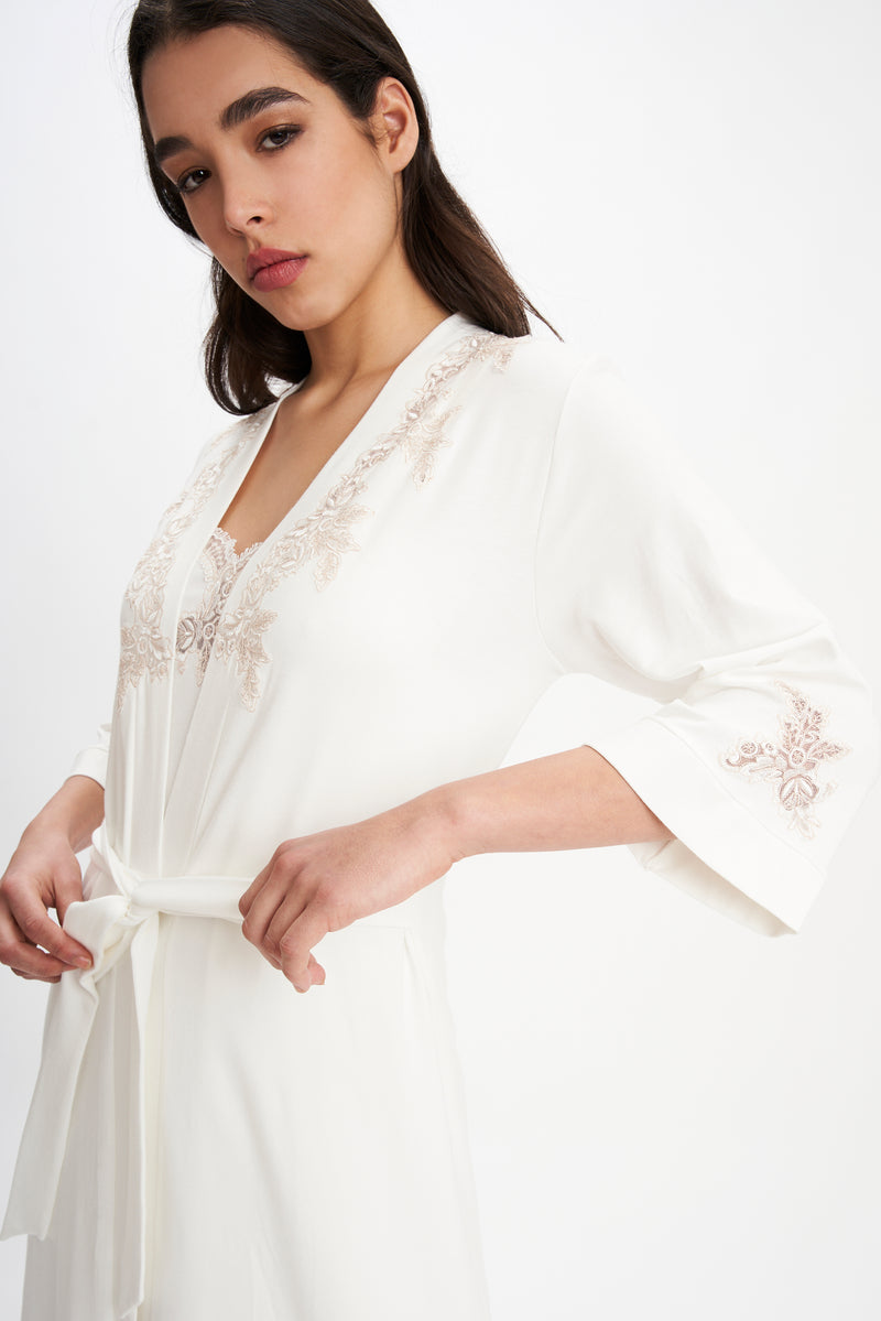 B2B - Viscose Jersey Short Robe - Robe - italian lingerie