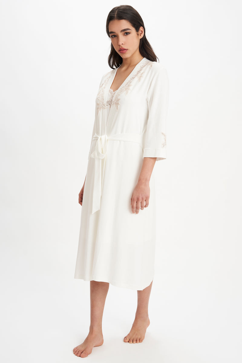 B2B - Viscose Jersey Short Robe - Robe - italian lingerie