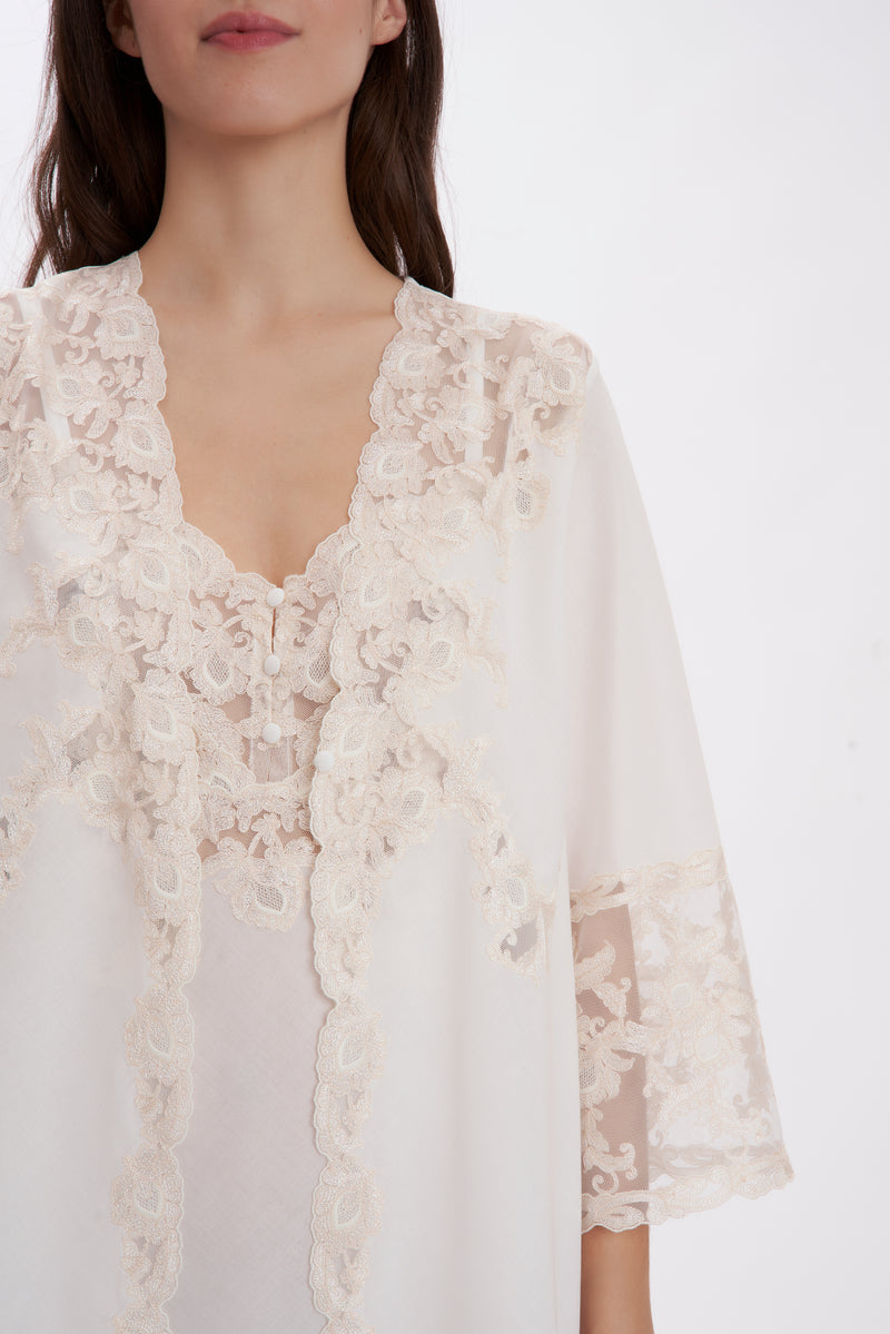Cheerfullness - Mussola Cotton Robe - Robe - italian lingerie
