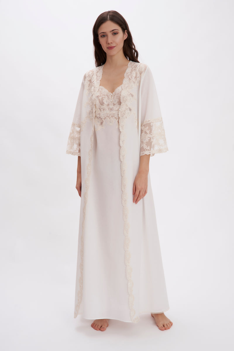 Cheerfullness - Mussola Cotton Robe - Robe - italian lingerie