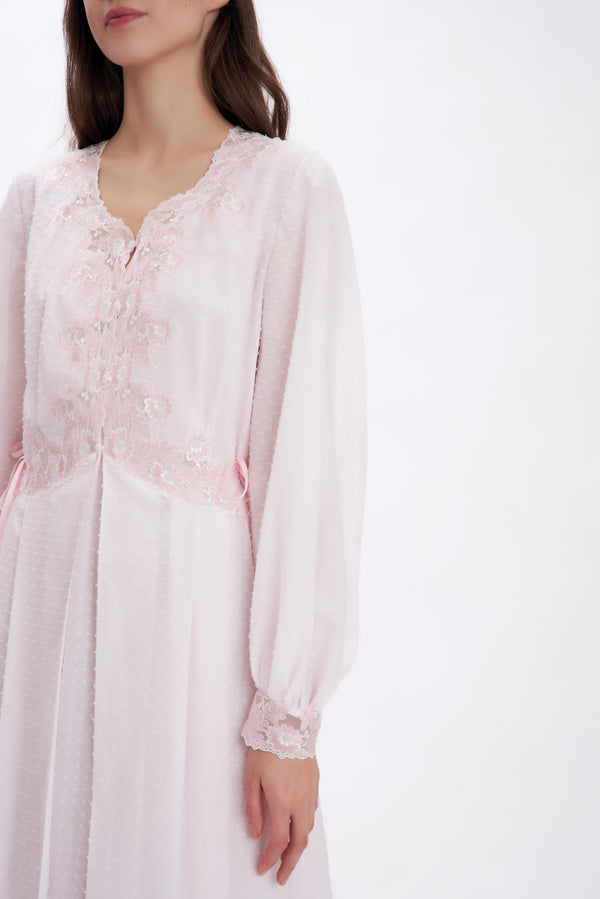 Plumetis Cotton Robe - Robe - italian lingerie