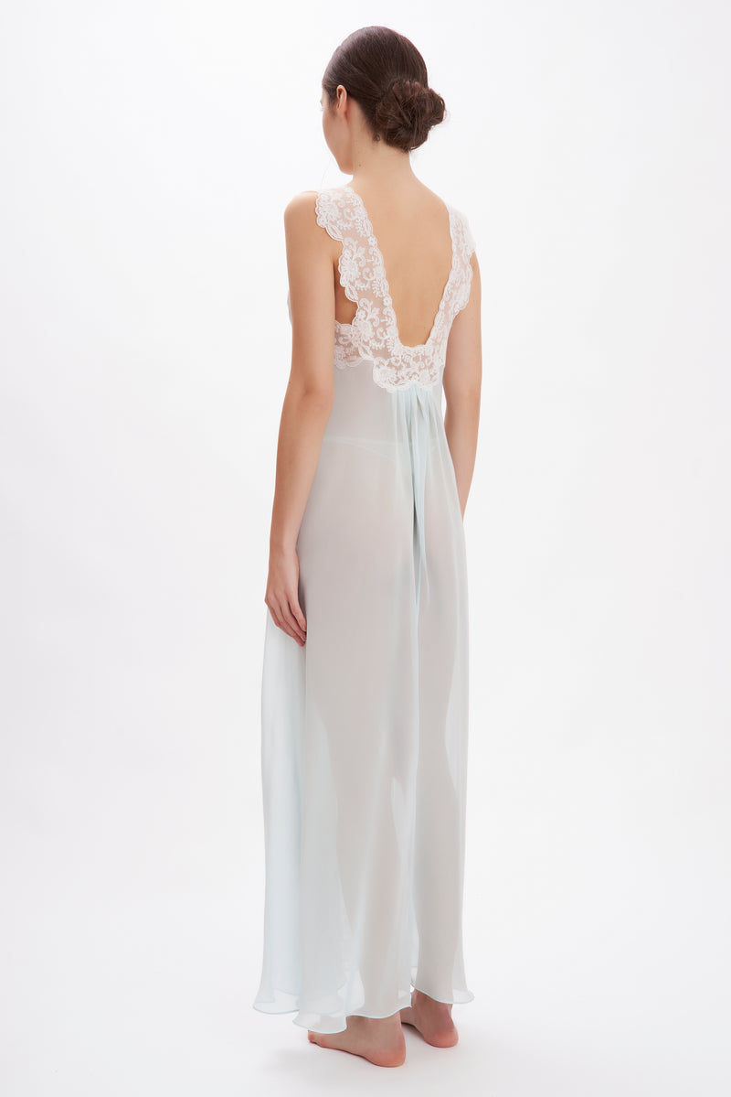 B2B - Silk Georgette Nightgown - Dress - italian lingerie