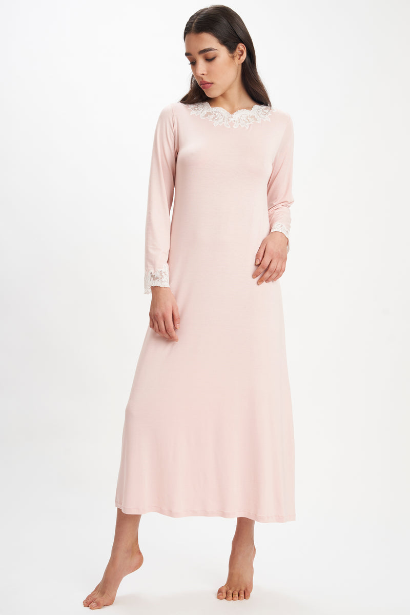 B2B - Viscose Jersey Long Nightgown - Dress - italian lingerie
