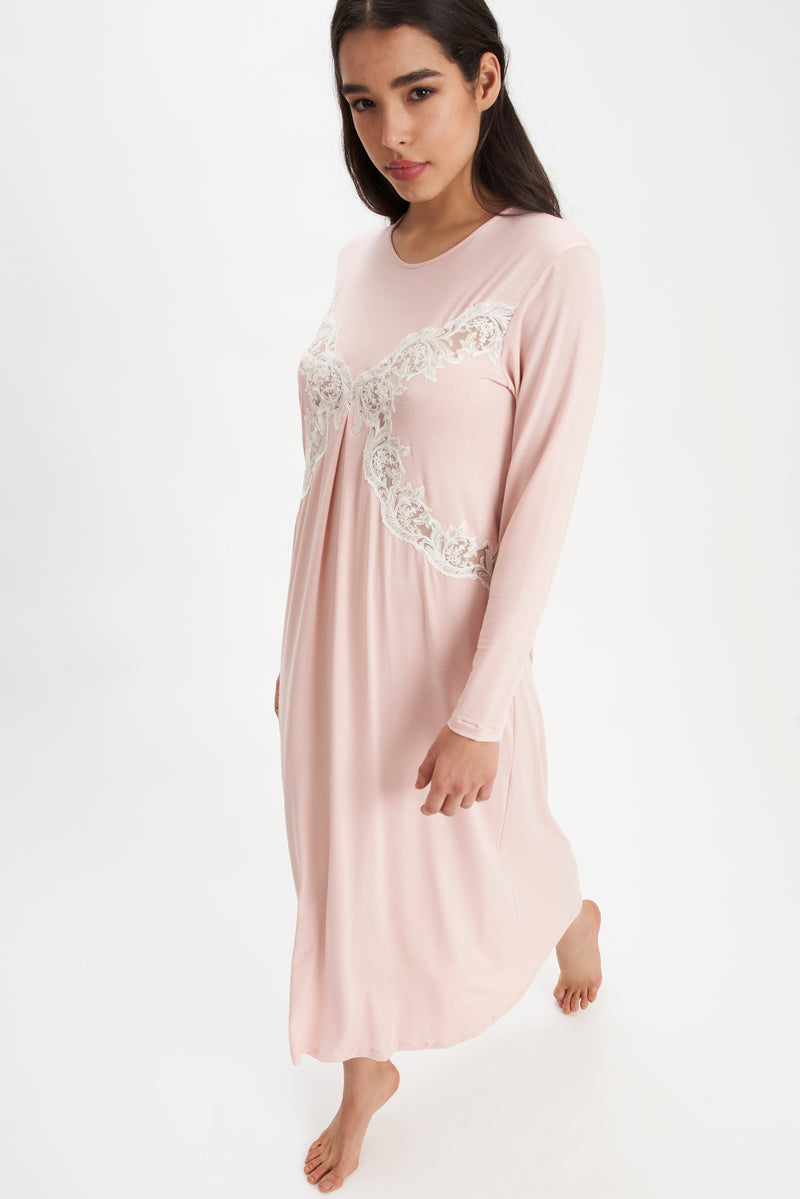B2B - Viscose Jersey Long Nightgown - Dress - italian lingerie