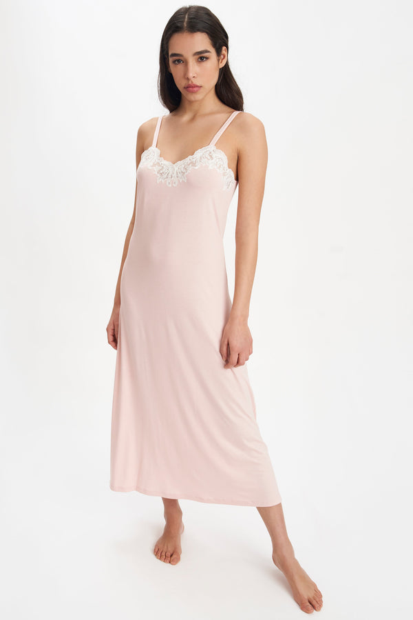 B2B - Viscose Jersey Long Nightgown - Dress - italian lingerie