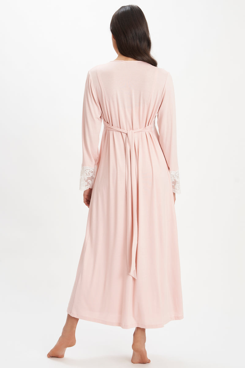 B2B - Viscose Jersey Long Robe - Robe - italian lingerie