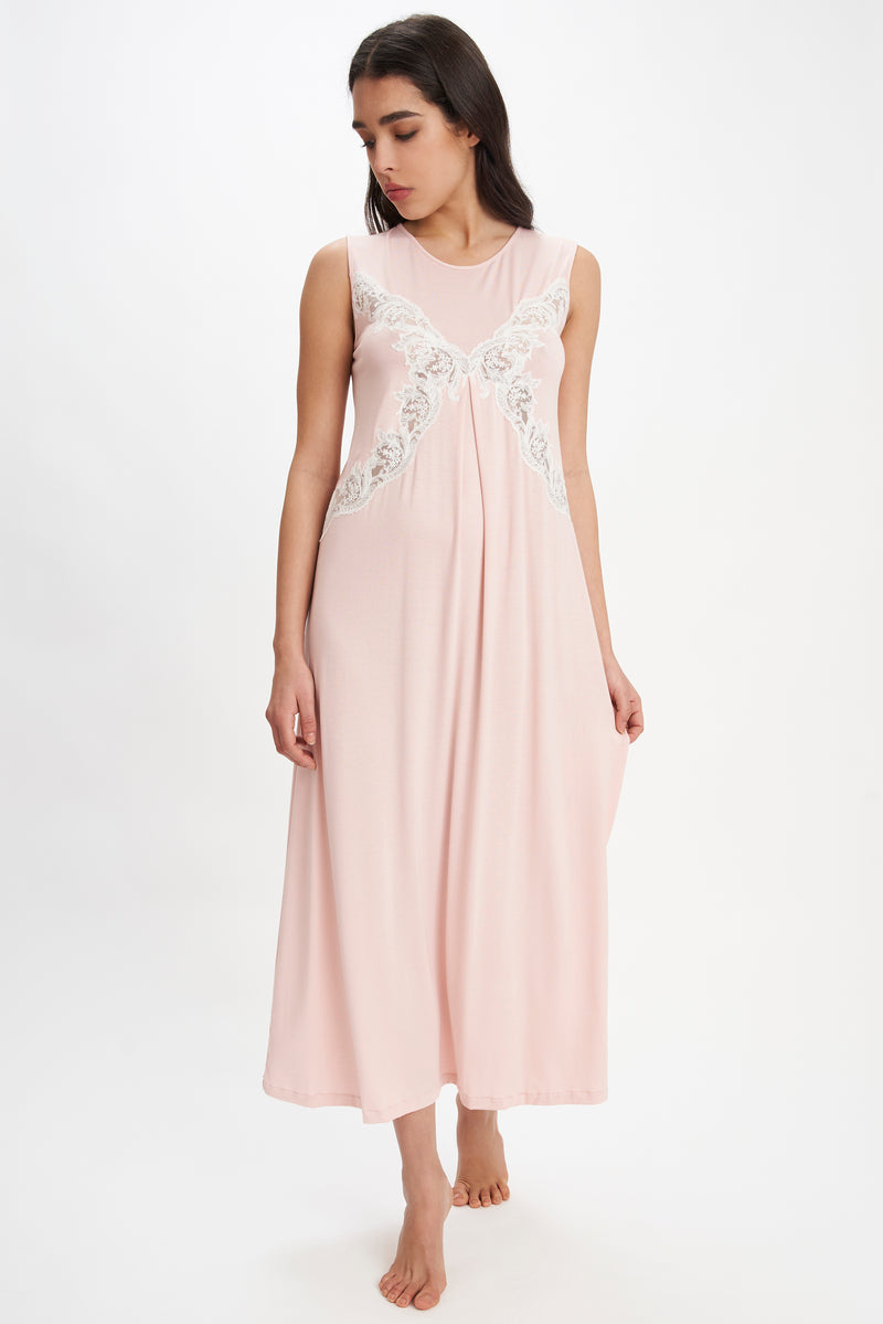 B2B - Viscose Jersey Long Nightgown - Dress - italian lingerie