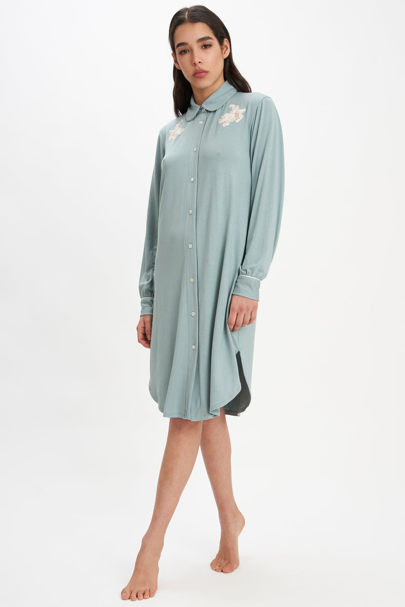 B2B - Viscose Jersey Short Nightgown - Dress - italian lingerie