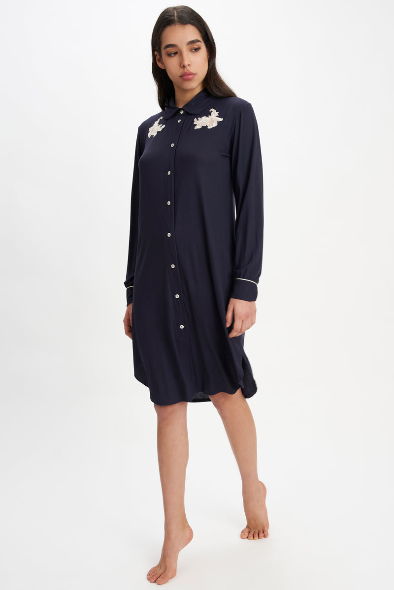 B2B - Viscose Jersey Short Nightgown - Dress - italian lingerie