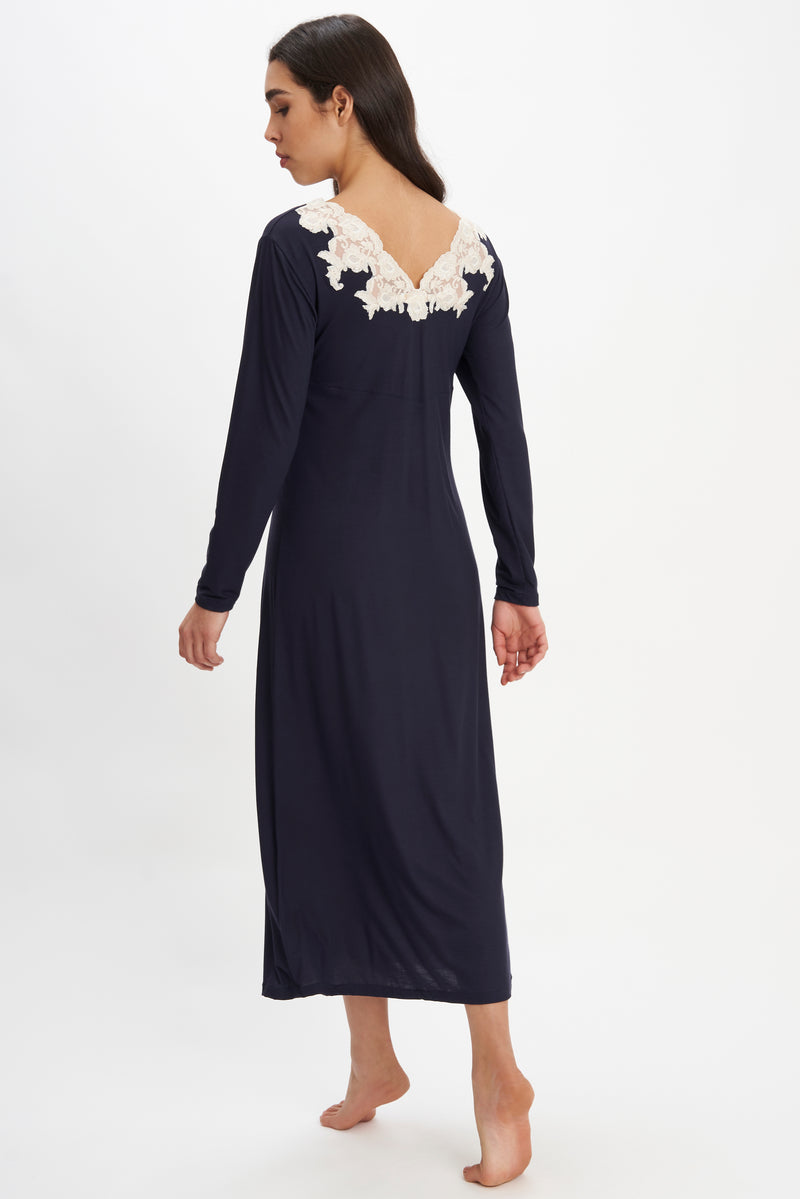 B2B - Viscose Jersey Long Nightgown - Dress - italian lingerie