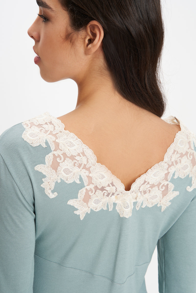 B2B - Viscose Jersey Long Nightgown - Dress - italian lingerie