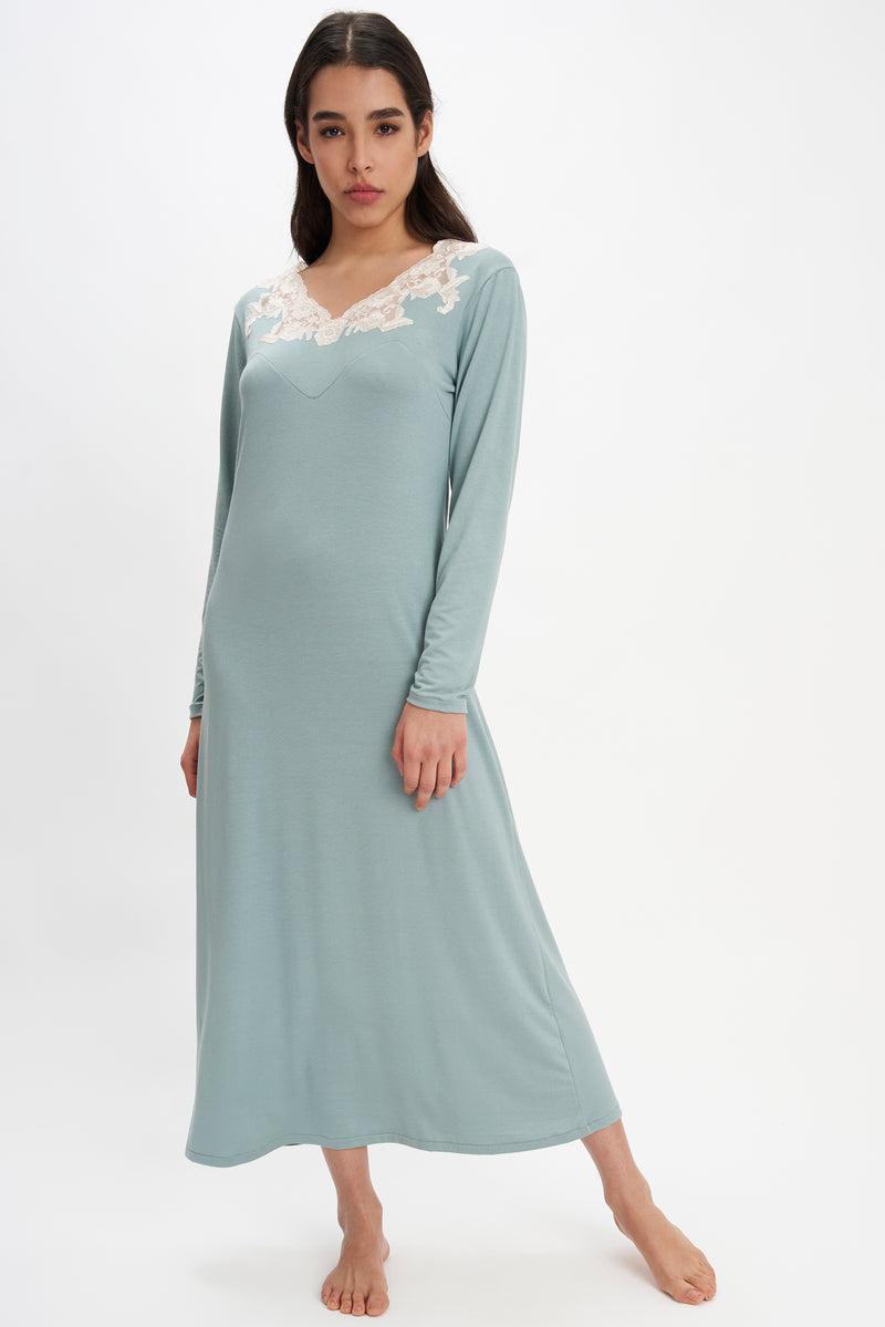 B2B - Viscose Jersey Long Nightgown - Dress - italian lingerie