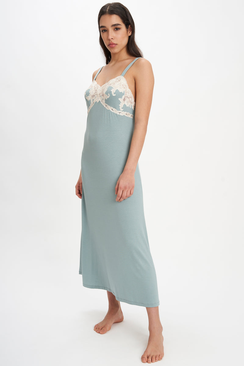 B2B - Viscose Jersey Long Nightgown - Dress - italian lingerie