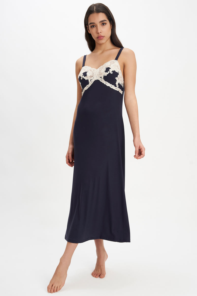 B2B - Viscose Jersey Long Nightgown - Dress - italian lingerie