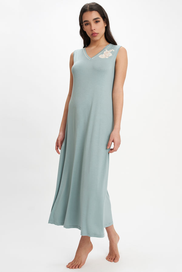 B2B - Viscose Jersey Long Nightgown - Dress - italian lingerie
