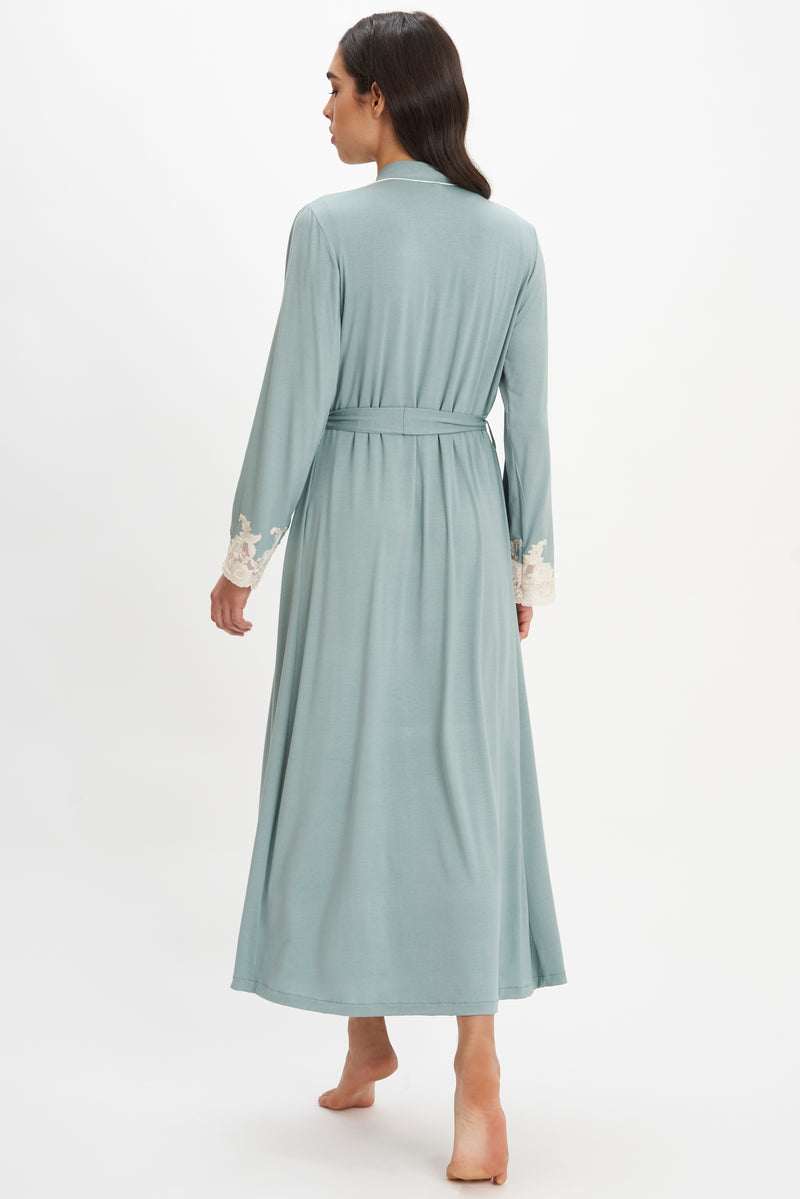 B2B - Viscose Jersey Long Robe - Robe - italian lingerie