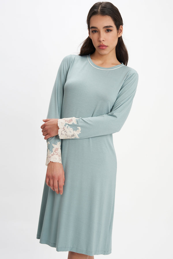 Viscose Jersey Short Nightgown - Dress - italian lingerie