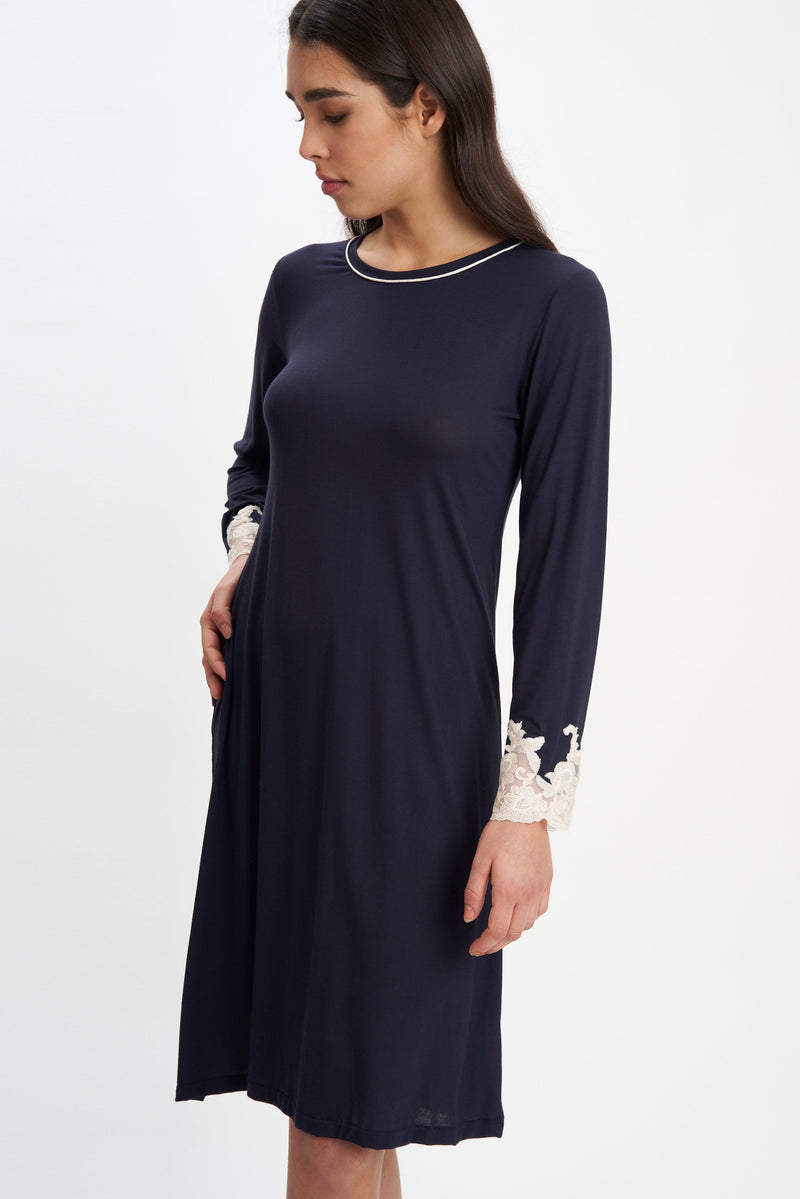 Viscose Jersey Short Nightgown – Flora Lastraioli Shop Online