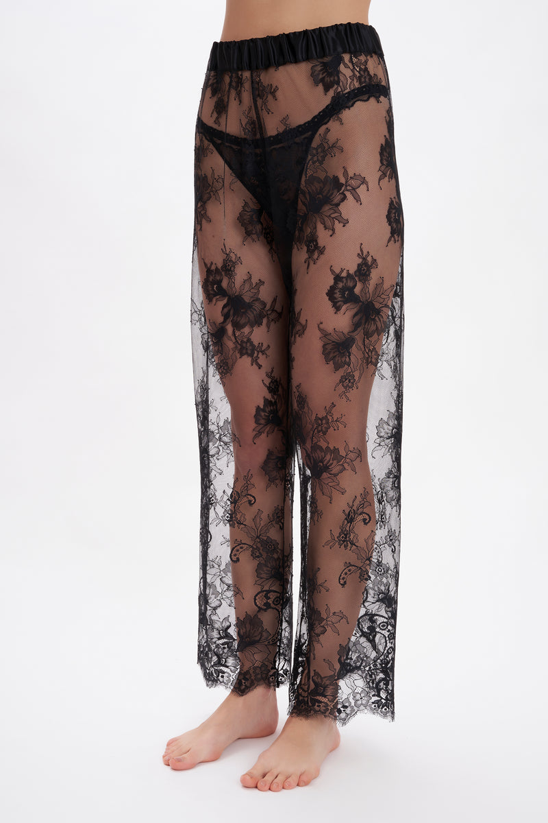 B2B - Lace Pants Chantilly - Pants - italian lingerie