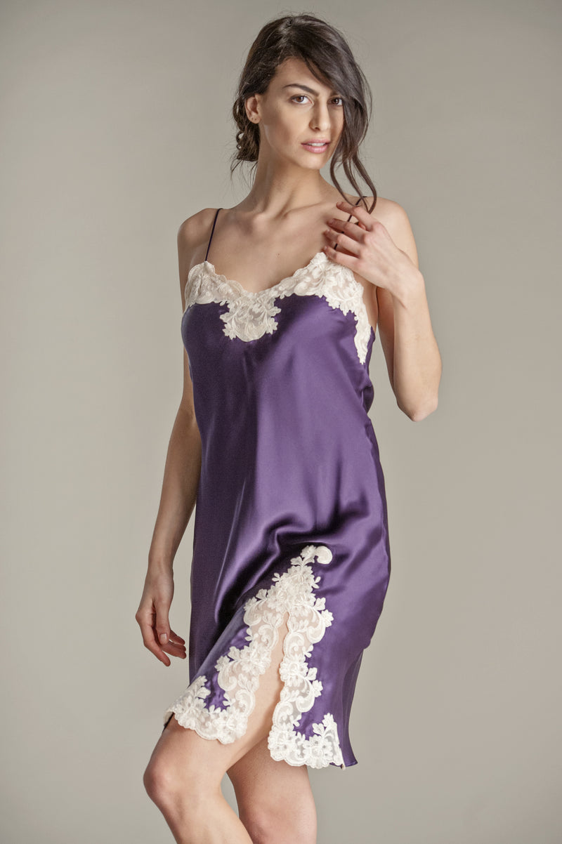 B2B - Silk Satin Nightgown - Dress - italian lingerie