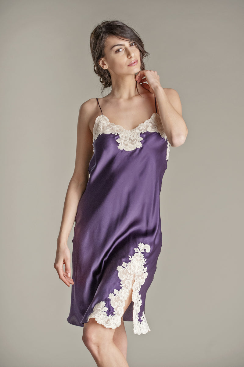 B2B - Silk Satin Nightgown - Dress - italian lingerie