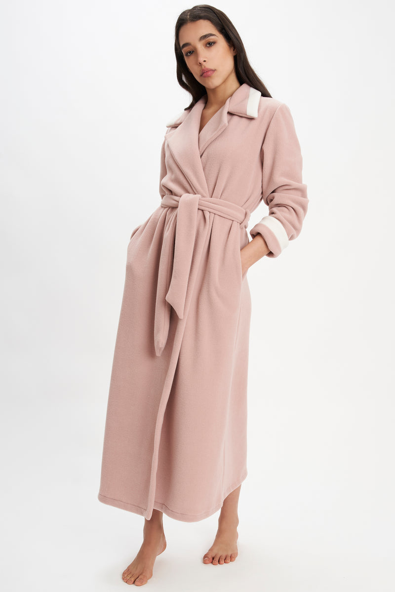 B2B - Pile Long Robe Bicolor - Robe - italian lingerie
