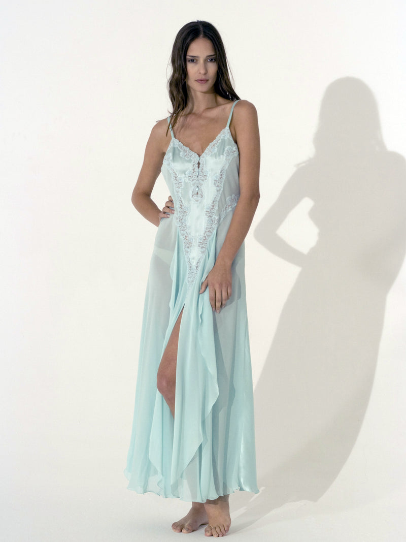 Long Silk Nightgown