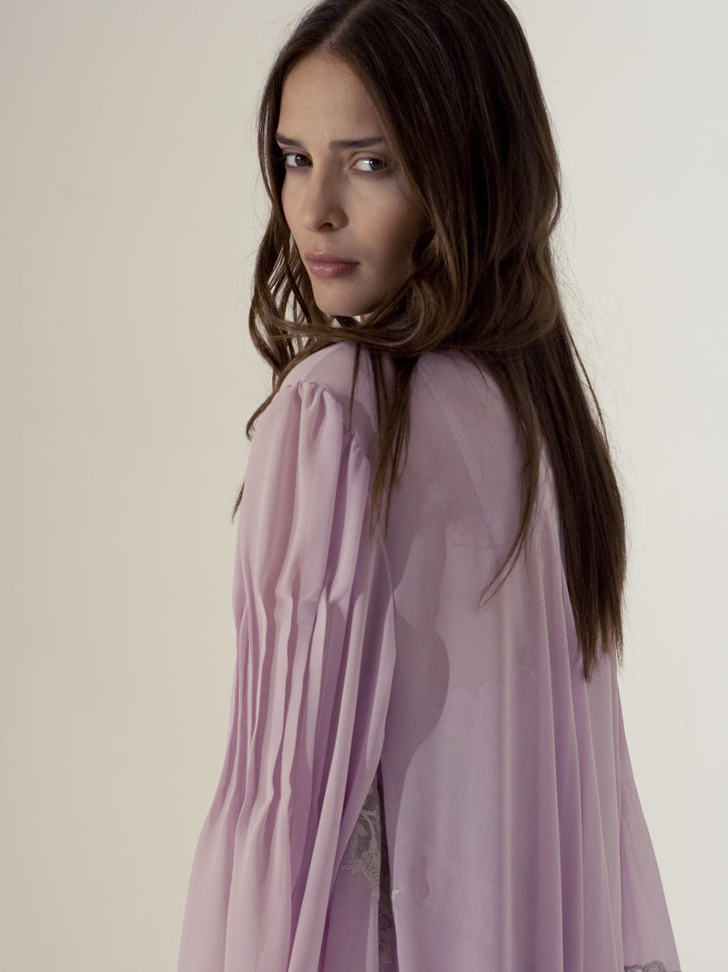 Silk Nightgown & Robe - Dress & Robe - italian lingerie